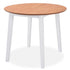 Maison Madeleine -  Dining Set 5 Pieces MDF and Rubberwood White